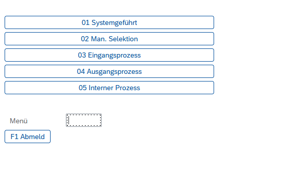 SAP EWM RFUI dialog without changes