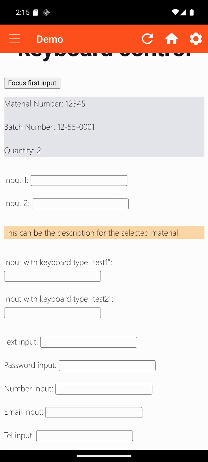 Keyboard shift enabled