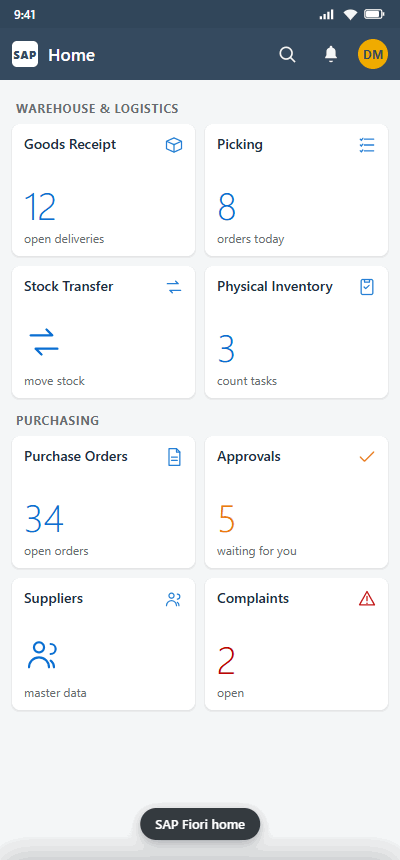 New tab as a panel in an SAP Fiori application