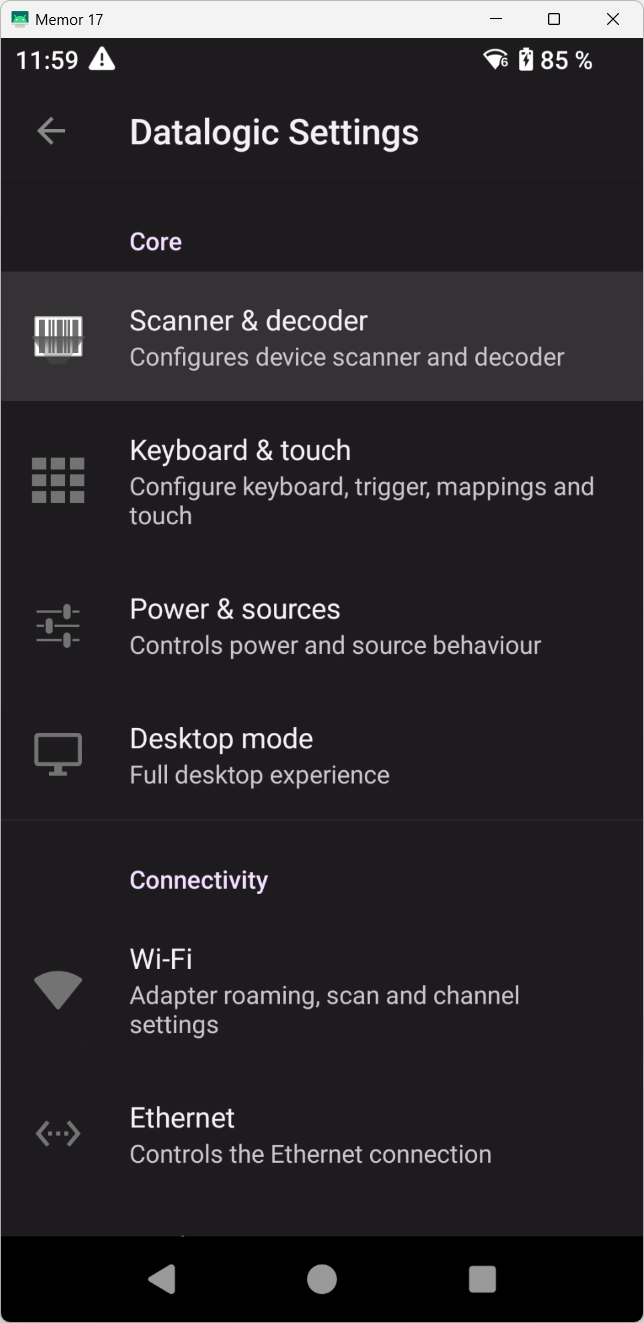 Datalogic - Scanner & decoder