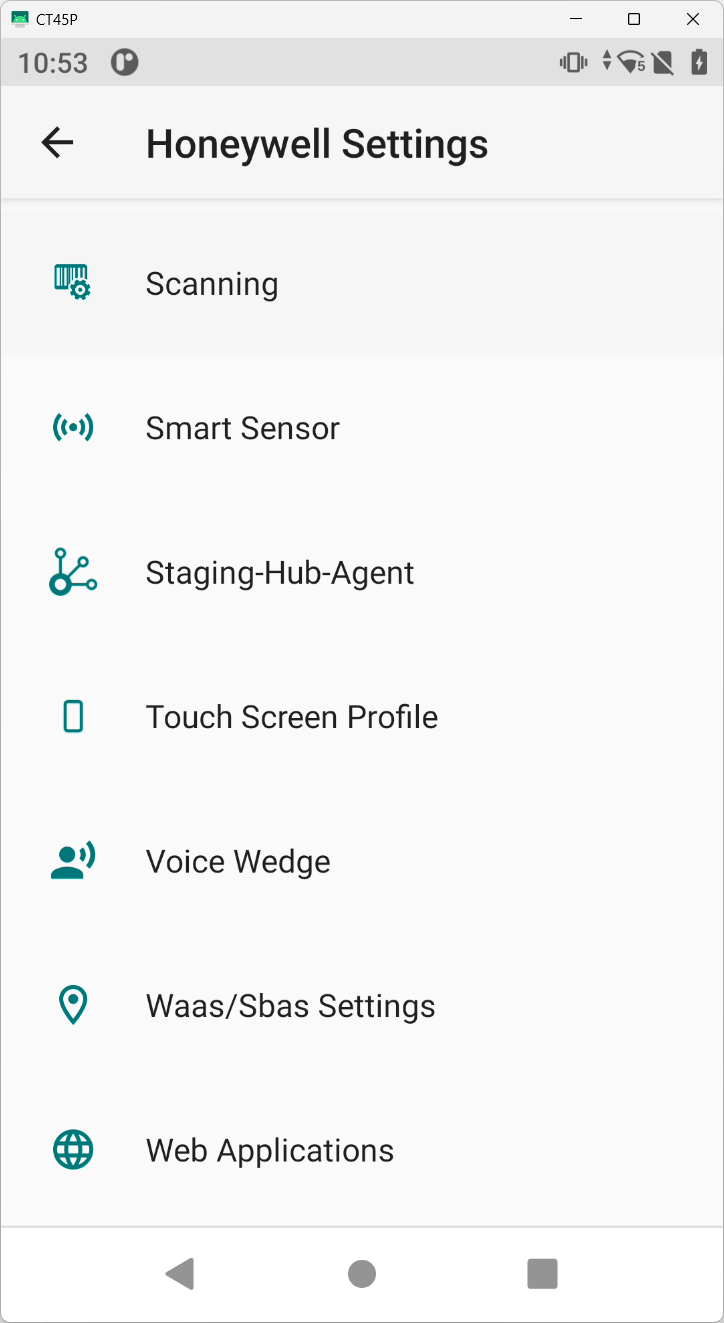 Honeywell - Honeywell Settings