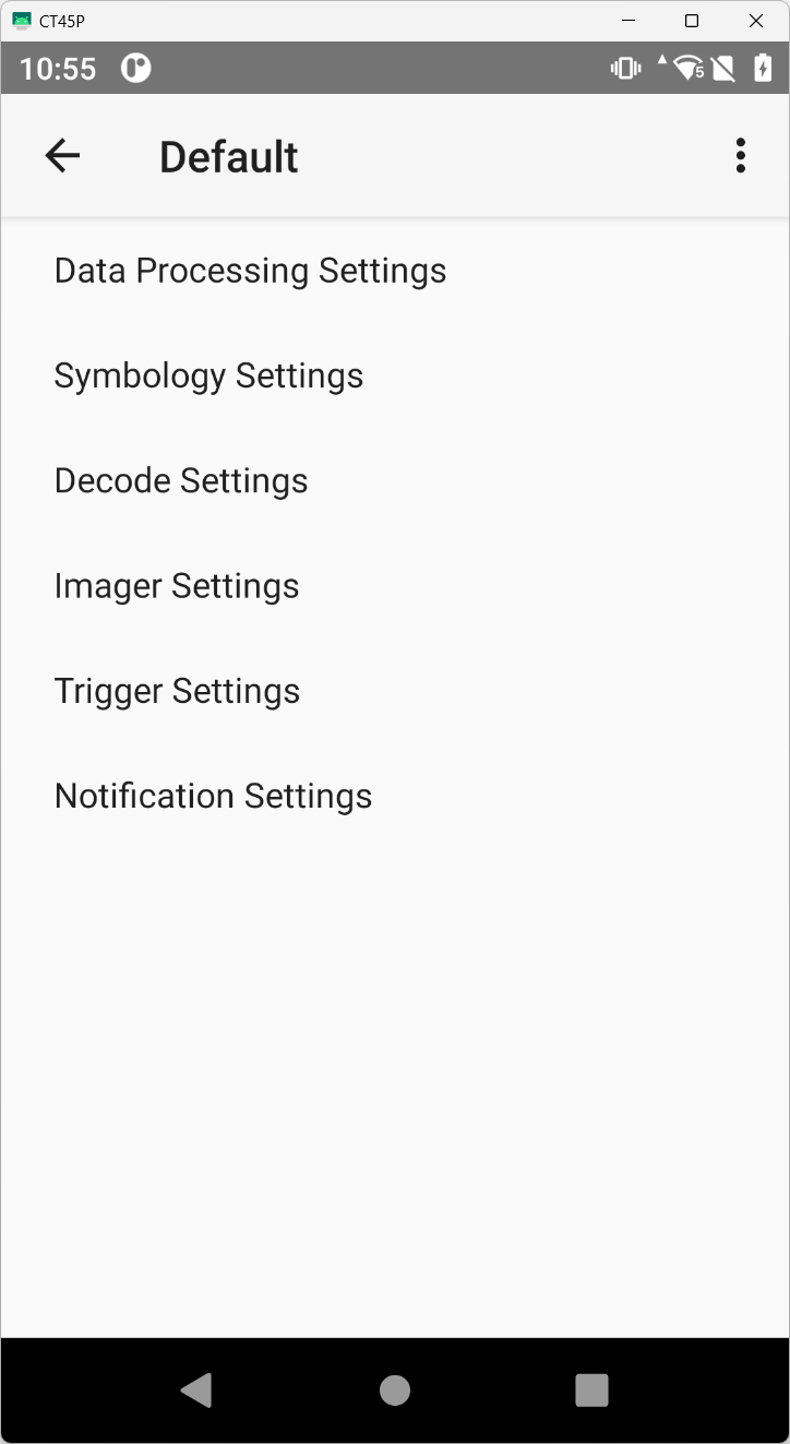 Honeywell - Data Processing Settings