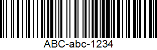 Code128 barcode